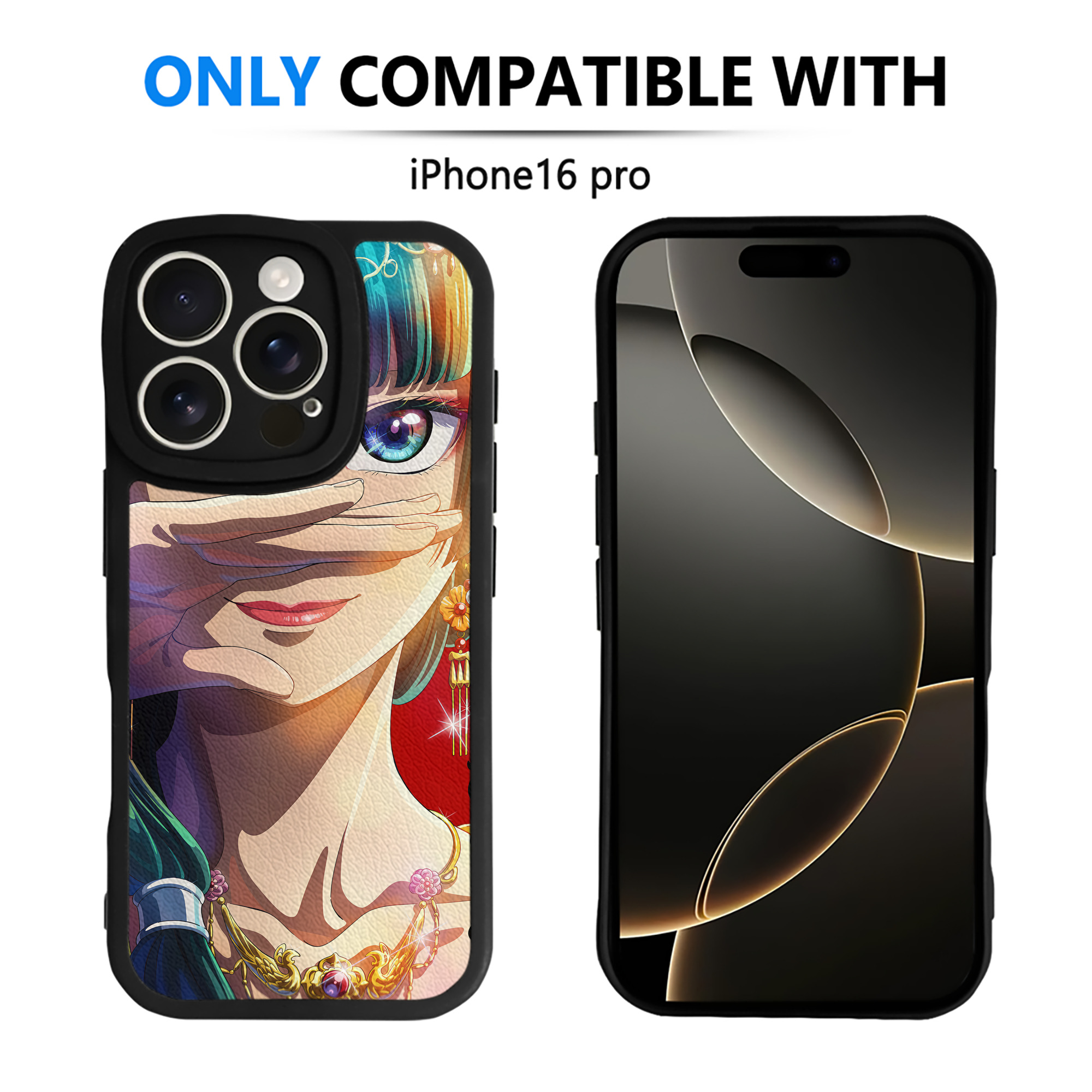 （画像用） 薬屋のひとりごと The Apothecary Diaries 【iPhone 16シリーズ対応】シリコンスマホケース（レザー調） 材質：シリコン